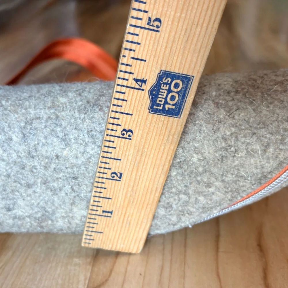 Gray Industrial Wool Felt Eco-Friendly Bag by designer Josh Jakus